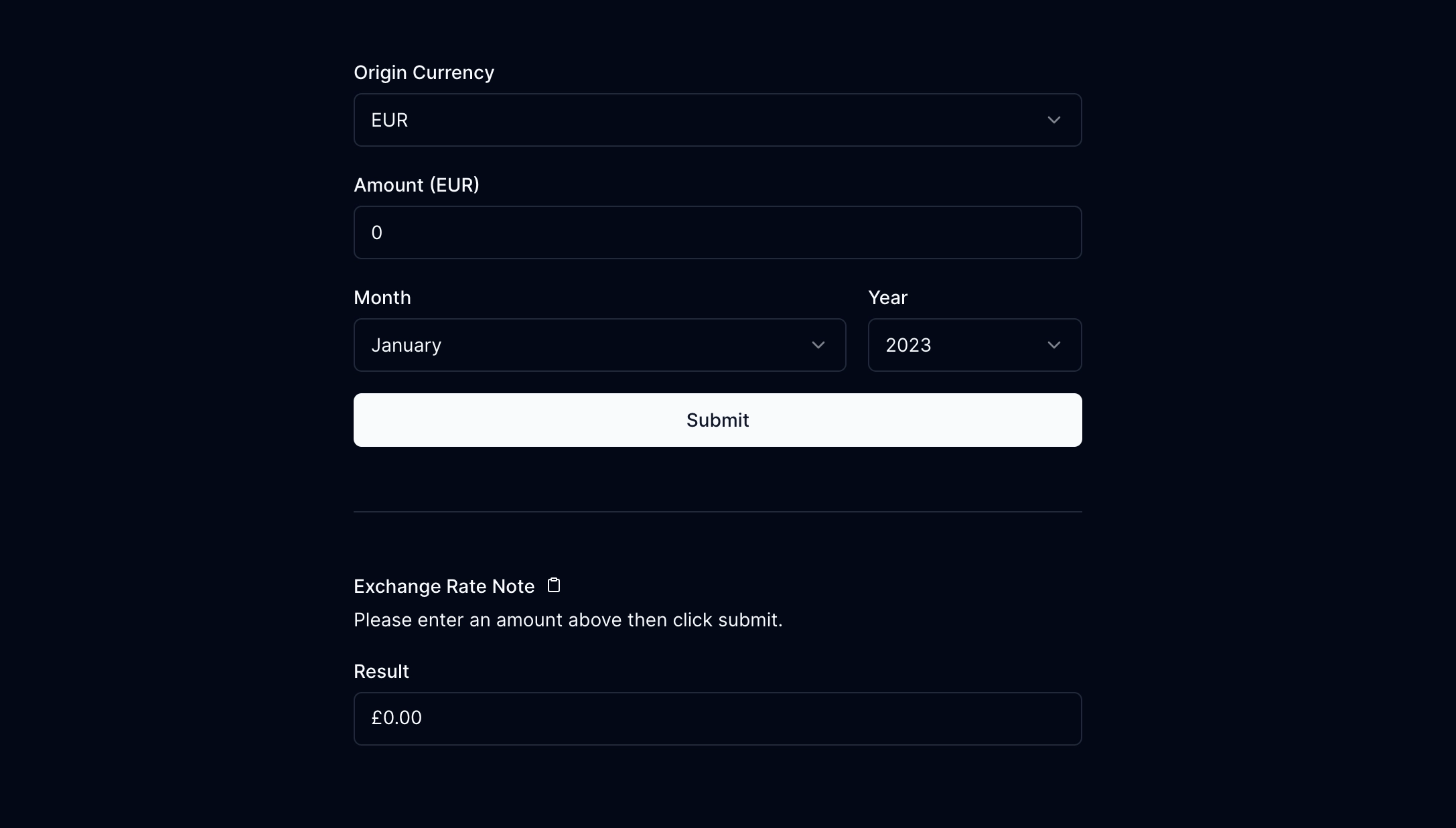 HMRC Calculator